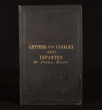 1889 2 Vol in 1 Letters on Cavalry and Infantry Ingelfingen Walford Folding Maps