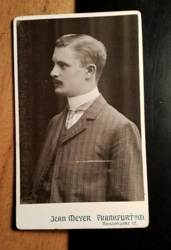 Mann mit bart portrait cdv - mit,