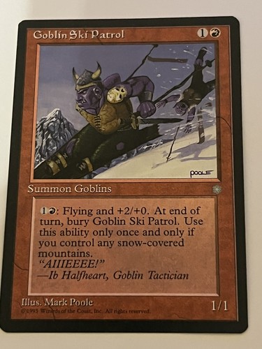 Goblin ski patrol ice age - goblin,
