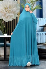 Damen Khimar Einteiler Abaya
