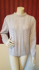 Unikat Handgestrickter Winterpullover / Pullover Mikrofaser Wolle