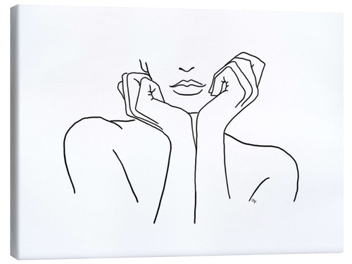 Leinwandbild nachdenklich - leinwandbild,