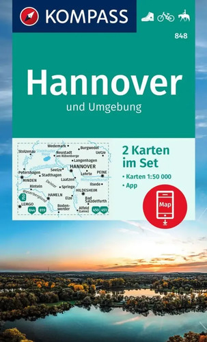 Kompass wanderkarten set 848 - wanderkarten-set,
