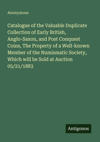 Anonymous catalogue of the - anonymous,