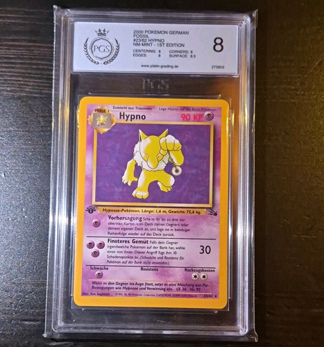 Pokémon hypno fossil 1st - pokémon,