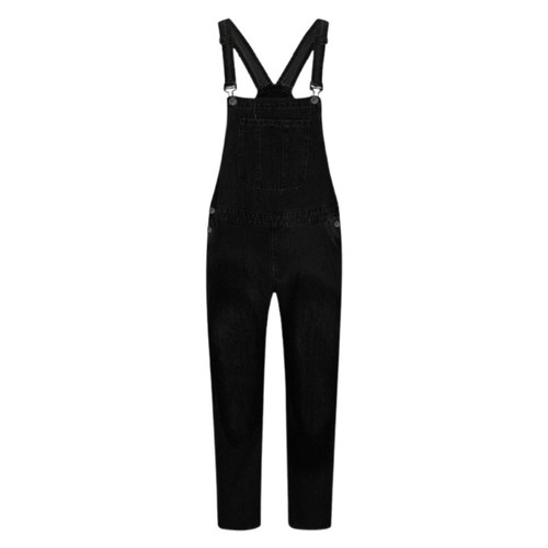 Herren denim latzhose overall - denim,