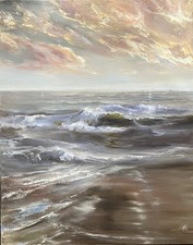 Original Ölgemälde, Meer