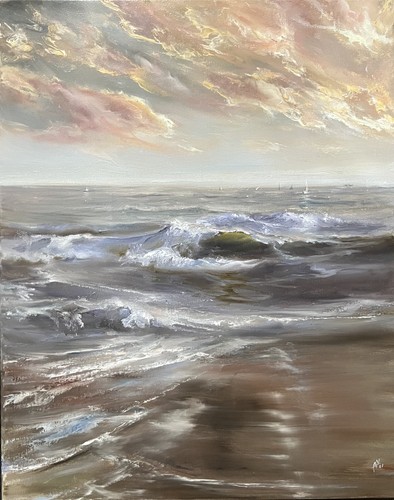 Original ölgemälde meer - Ölgemälde,,