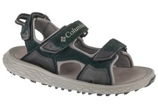 Sandalen Herren, Columbia Konos Hiker 3-Strap Sandal, Schwarz