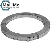 Windrispenband Rispenband 40x1,5 mm 10 25 50 Meter Rolle verzinkt Flachverbinder