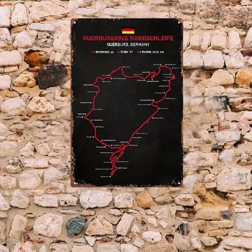 Blechschild nürburgring - blechschild,