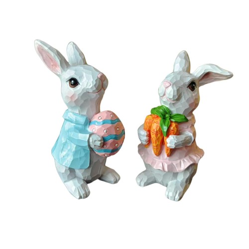 2pcs oster statue valentinstag - 2pcs,