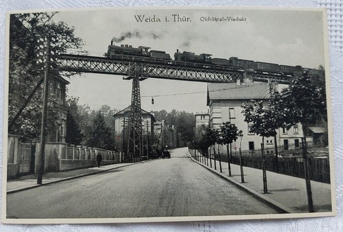 Alte postkarte weida - weida, i
