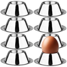 Eierbecher set edelstahl - 8,