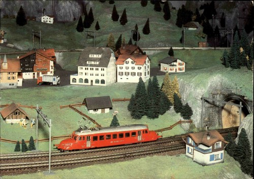 Modelleisenbahn ddr postkarte - ddr,