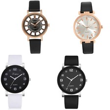 Damenuhren Schwarz Weiß Rosa