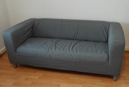 Ikea klippan 2er - 2er-sofa,, grau