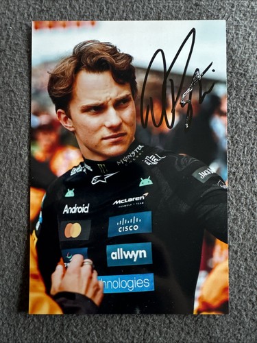 Oskar piastri autogrammkarte - oskar,