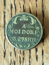 Ein Moidore Münzgewicht - 27
