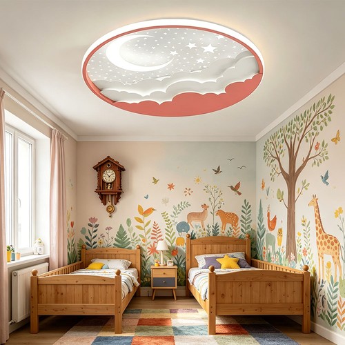 Rosa mond sterne - mond, led