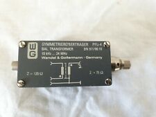 Wandel Goltermann PFU-4 Symmetrieüberträger , BAL. Transformer 10kHz...24MHz