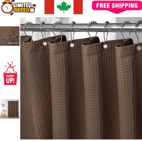 Luxurious waffle weave shower - weave,