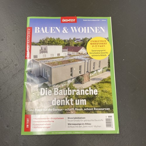 öko test ratgeber 2025 bauen - test,