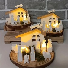 3er-Set Weihnachten Krippenform Silikonform, Gießform für Keraflott, DIY