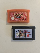 2x Nintendo Gameboy Advance GBA Pokemon Feuerrot Tierpension Konvolut