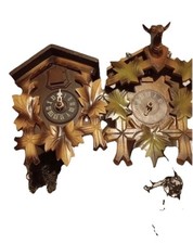 2 x  Kuckucksuhr Vintage nicht getestet als defekt verkauft 