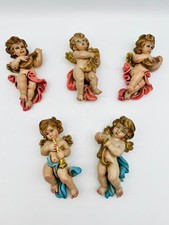 👼 5x Engel Keramik Putti