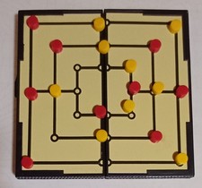 Mühle Spiel Reise 13x13 cm