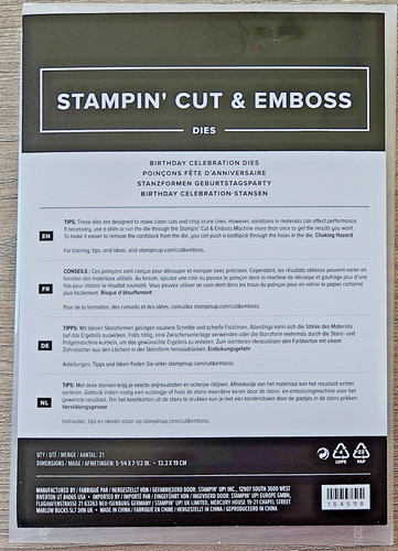Stampin stanzformen - 'up,