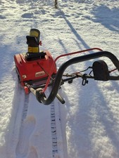 Elektrische Schneefräse von