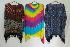 Tunika Bluse Poncho Überwurf