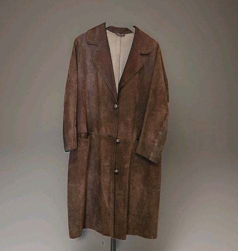 Brauner wildledermantel true - wildledermantel,,