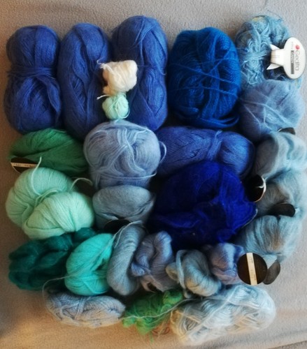 Wolle konvolut 700g mohair - konvolut,