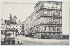Ansichtskarte Bamberg Neue Residenz Luitpold Denkmal 1913 gelaufen Bayern