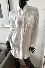 H&M Longbluse Hemd XS 34 weiß