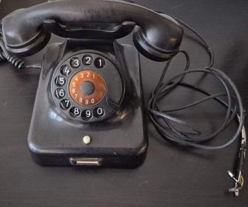 Vintage wählscheiben telefon - vintage,