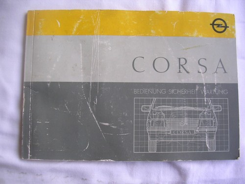 Opel corsa betriebsanleitung - opel,