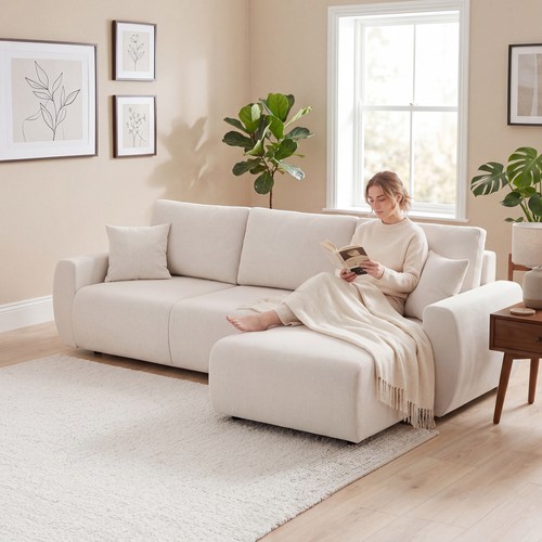Homcom ecksofa mit - ecksofa,