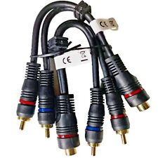 2 Stück Cinch Buchse Y Kabel