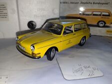 minichamps 1:18 VW 1600 L Variant Deutsche Post OVP Vitrinenmodell unbespielt
