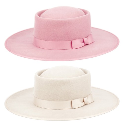 Wide brim wool felt - wide,