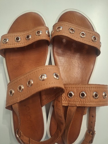 Inuovo sandalen leder braun - sandalen,