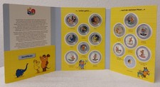 14x Silber Münzen Set 50 Jahre Die Maus Sendung mit der Maus Jubiläumsausgabe