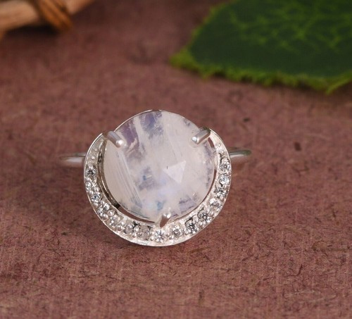 925 sterling silber mondstein - silber,