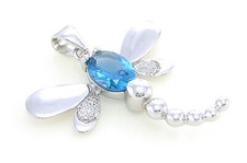 Anhänger LIBELLE türkis