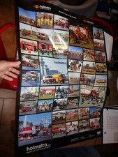 Altes Poster Feuerwehrauto